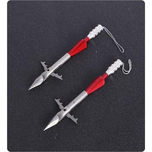 1pcs Powerful 440C Stainless Steel Deepwater Fish Darts Fishing Slingshot Arrow Heads Skill Shooting Hunting Slingshot Arrows