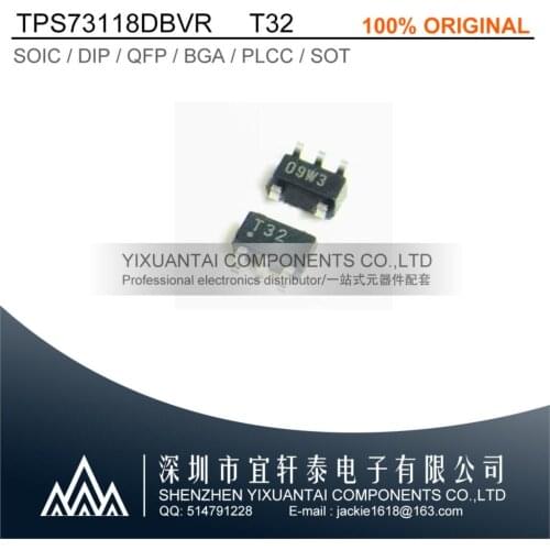 10pcs/lot 50pcs/lot 100pcs/lot Free shipping 100% original TPS73118DBVR TPS73118 73118 T32 SOT23-5