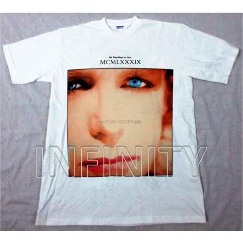1989 PET SHOP BOYS MCMLXXXIX TOUR VINTAGE T-SHIRT reprint S-XXL