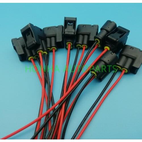 2pin/ way black fuel Injector automotive Connector 90980-11246 7283-8226-30