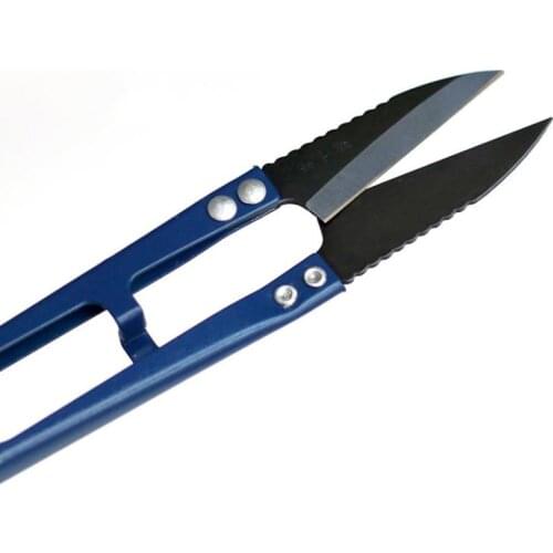 200pcs Fishing scissors random color Small scissors with cap of scissors yarn Cross-stitch embroidery scissors N0122