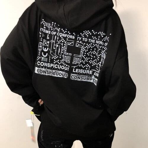 2021 Y2K Fashion Super Womens Sweatshirt hoodies Autumn Batik Cell Phone Polka Dot Hoodie Chest Graffiti Couple Hoodie