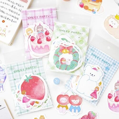 30pcs/lot Memo Pads Sticky Notes cute Sweet ball Paper diary Scrapbooking Stickers Office School stationery Notepad
