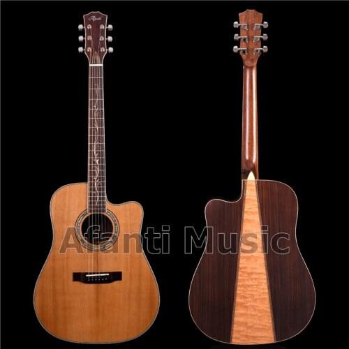 Afanti Music Top quality 41 inch Solid Spruce top / Rosewood Back & Sides Acoustic guitar (AF-1226V)