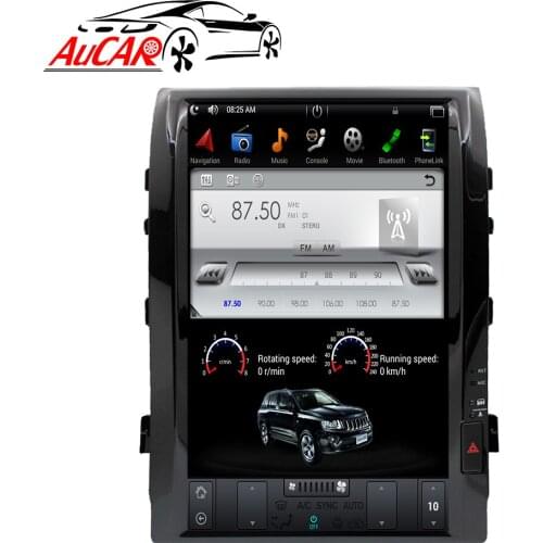 Aucar Android 9.0 Tesla 16" car radio for Toyota Land Cruiser 200 LC 200 2008 - 2015 1 DIN cassette player autoradio stereo HDMI