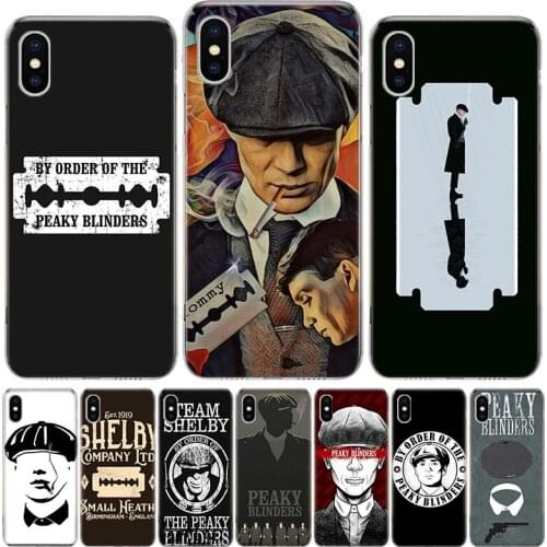 Peaky Blinders Cross Logo Phone Case For iphone 12 MIni 11Pro MAX XS 8 7 6 6S Plus X 5 5S SE XR SE 2020 Cover Shell Coque
