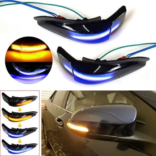 For Toyota CAMRY COROLLA YARIS VENZA Car Styling LED Dynamic Turn Signal Light Side Mirror Indicator Blinker Sequential Lamps