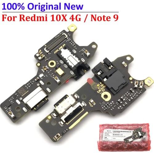 Oringinal New For Xiaomi Redmi Note 9 Dock Connector Micro USB Charger Charging Port Flex Cable Board For Redmi 10X 4G