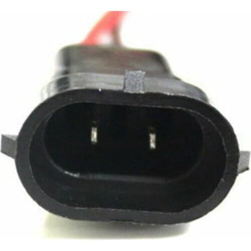 2pcs Car H11 H8 H9 Wiring Fog Lights Lamp Extension Sockets Adapter Nylon Plugs Pre-wired Male Female Pair Kit