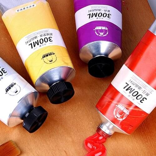 300ML 21 Colors Oil Painting Oily Resistant Paint for Screen Printing Fabric Drawing Tools for Kids DIY Silk Screen Printing