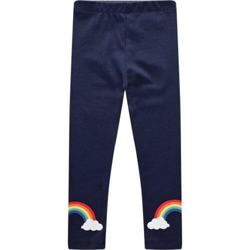 Baby Legging Pant Autumn Girls Trousers Rainbow Printed New Brand Children Clothing Girls Pants Skinny Kids Pants