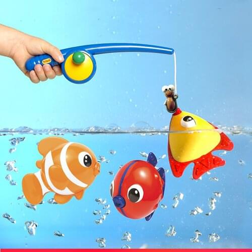 Summer Childrens Sensory Training Magnetic Suction Fishing Water Bathing Toys Educational Cognitive Parent-child Interactive