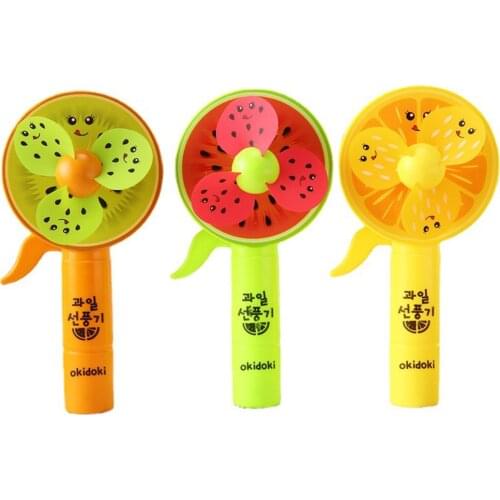 Summer office and outdoor portable mini Hand Pressure Water spray Fans cartoon fan compact and lovely delicate and durable