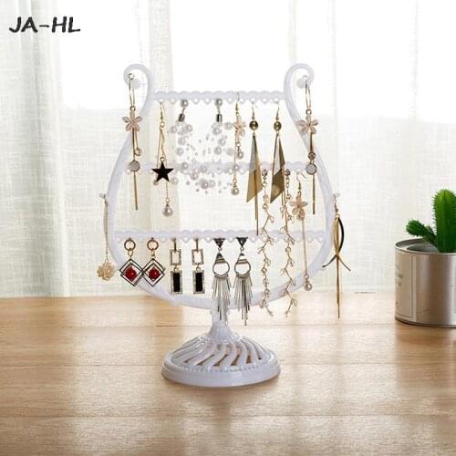 Hot! Shelf Jewelry Display Holder Ear Stud Stand Antler Tree jewelry Organizer Creative Wine Cup Shape Earrings Bracelet Storage
