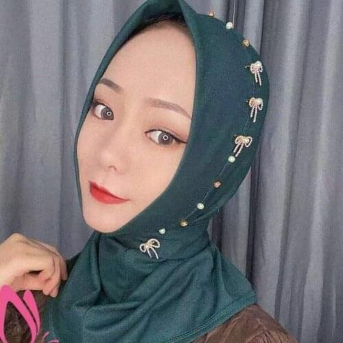Instant To Wear Hijab Muslim Women 2021 Good Quality Scarf Caps