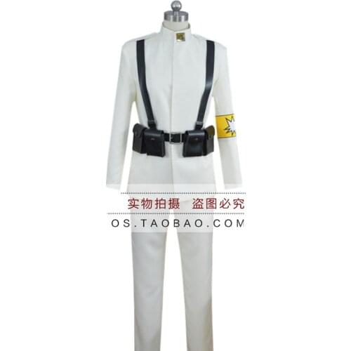 2021 Shingeki no Kyojin Attack on Titan S4 Marley Eldian Army White Uniform Cosplay Costume Outfits Halloween Carnival Suit