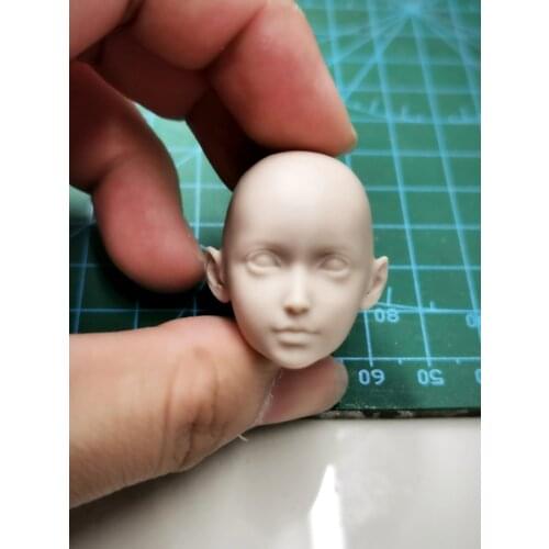 1/6 Scale Final Fantasy Alice Unpainted Head Childhood Version for 12''Figure Body
