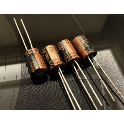 1pc NEW Nichicon MUSE KZ 22uF/50V Electrolytic Capacitors Hi-Fi Audio