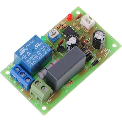 AC 220V Trigger Delay Switch Turn On Off Board Timer Relay Module PLC Adjustable