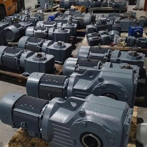 Customized K F R S four series gear reducer helical gear reducer motor FA KA SA RF RX reducer