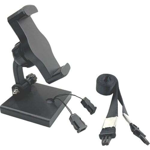 Portable Adjustable Angle Phone Holder Mount Bracket & Lanyard for DJI Mavic Air2/2S/Mini2 Remote Control Accessories