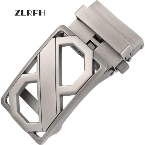 ZLRPH Genuine Mens Belt Head Belt Buckle Leisure Belt Head Business Accessories Automatic Buckle Widthluxury fashion