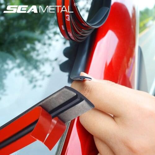 Rubber Car Seal Strip Sticker Window Edge Sealing Strip Waterproof Universal T Shape Ceiling Window Auto Sunroof Seal Strips