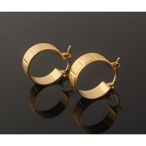 Gold color earrings for Muslim Stud Earrings Charm allah Earrings Jewelry gift For Women