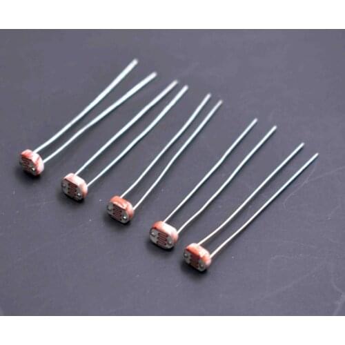 10 x 5528 Light Dependent Resistor LDR 5MM Photoresistor wholesale and retail Photoconductive resistance