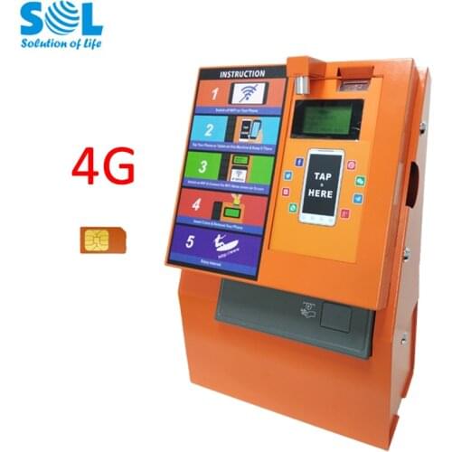 4G Outdoor Tap Coin WiFi 1km Range Extender WiFi Repeater Kiosk Hospot Sim Card Vending Machine