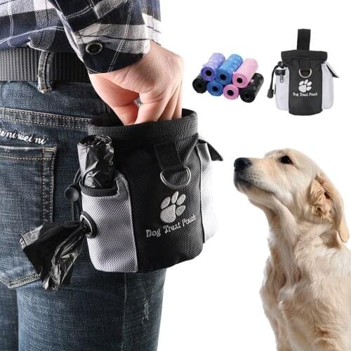 Training Waist Bag Dog Supplies Pet Products Puppy Dog Treat Drawstring Pouch Pet Toys Food Poop Bag