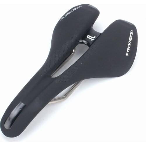 Promend Hollow Bicycle Saddle Ergonomics Romin Ultralight Micro Fiber PU Leather Steel Base Racing MTB ROAD Bike Seat