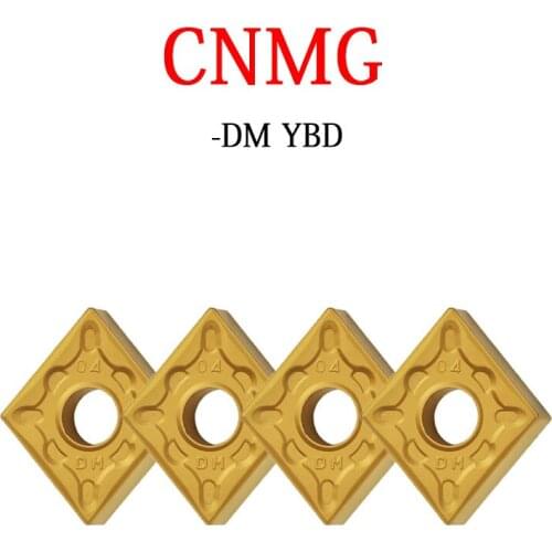CNC Inserst YBD151 YBD052 YBD102 YBD252 CNMG120404-DM CNMG120408-DM Carbide Blades For External Turning Tool Holder Lathe Cutter