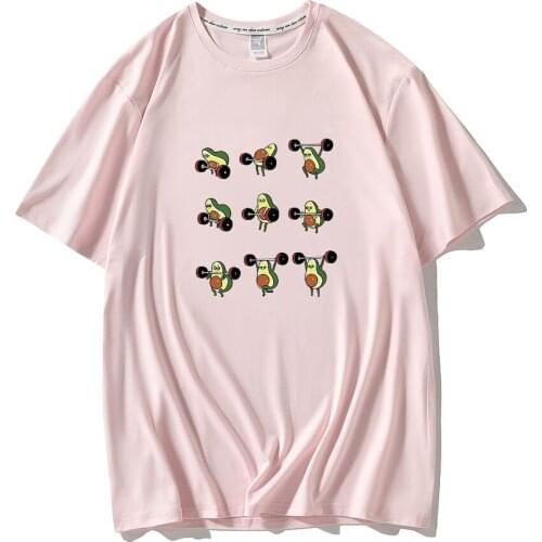 Avocado Shirt Vegan T Shirt Women Harajuku Kawaii 90s Short Sleeve T Shirt Korean Style Fashion Top Tee Couple Clothes