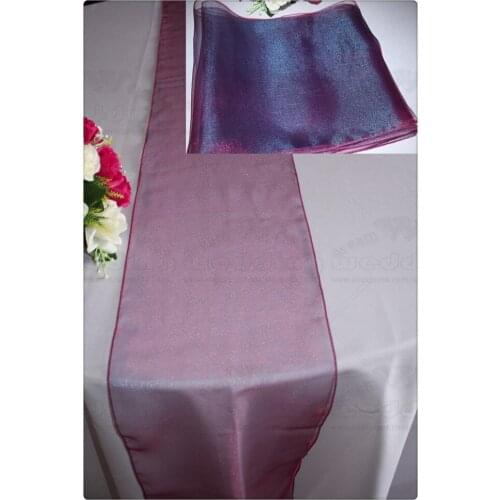 10PCS 60 Color---3/4 Snow Organza Table Runner Wedding Decoration/Party Decoration/ Wedding Party Supply Adornment Colors