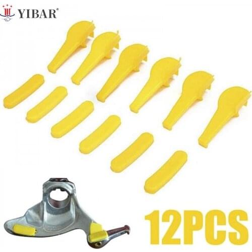 12Pcs Car Tire Changer Nylon Mount Demount Duck Head Insert Tyre Rim Protector