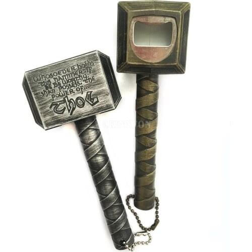 50Pcs/Lot Beer Bottle Openers Hammer Of Thor Shaped Bottle Opener Wine Corkscrew Beverage Wrench Jar Openers
