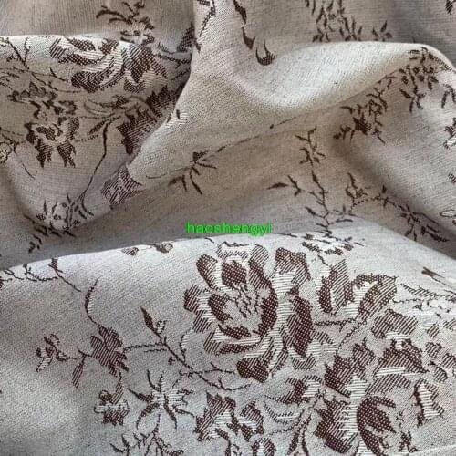 Brand high-density pure cotton garment fabric, high-end yarn-dyed pure cotton jacquard classical style garment fabric