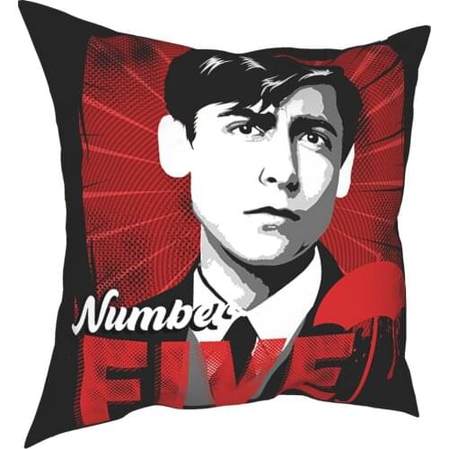 The Umbrella Academy Number 5 Pillow Case Home Decorative Cushion Cover Throw Pillow for Sofa Double-sided Printing Novelty