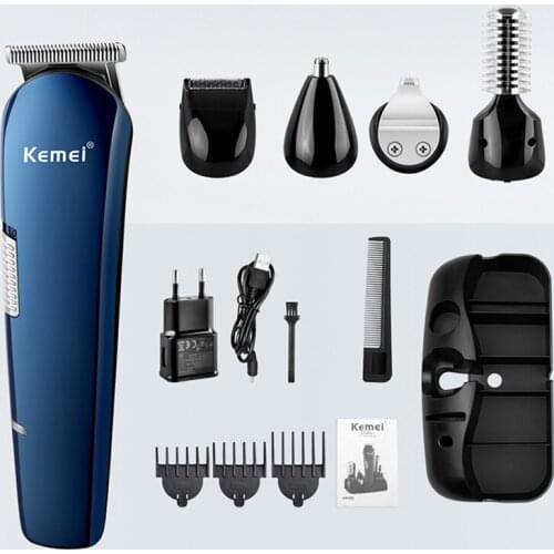 Electric Hair Clipper Ear Nose Trimmer Men Shaver Beard Razor Kit