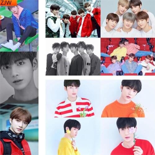 Square and round diamond painting Kpop TXT poster 5D diamond embroidery Mosaic cross stitch living room decoration gift