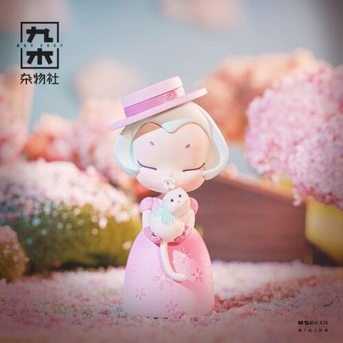 Mystery Box Cute Toys Kemi Life Kemilift White Night Fairy Tale Cherry Blossom Series Blind Box Handmade Girl Gifts Home Decore