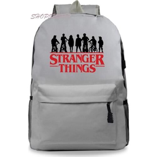 Unisex Fashion Stranger Things Galaxy Rucksack Casual Women Backpacks Boy and Girl School Bags Daybag Men Rucksack Mochila