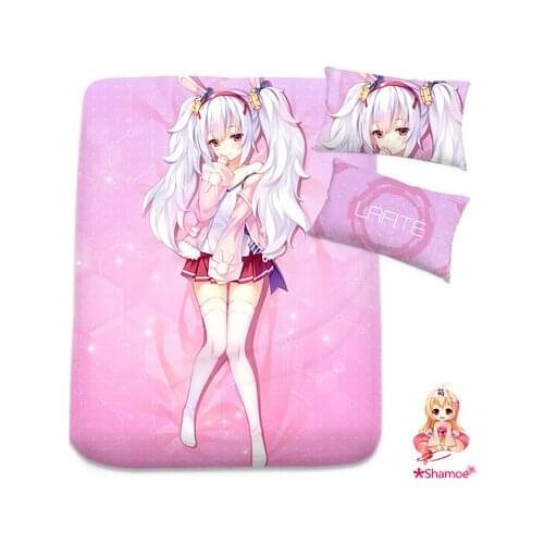 Anime Cartoon Cosplay Azur Lane Mattress Cover Fitted Sheet Fitted cover bedspread counterpane 009