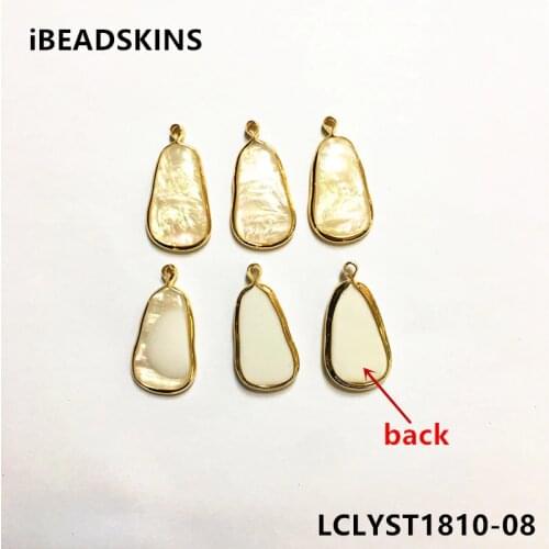 New arrival! 25x13mm 50pcs/lot Copper with resin imitation shell drop-shape connection for Jewelry handmade DIY