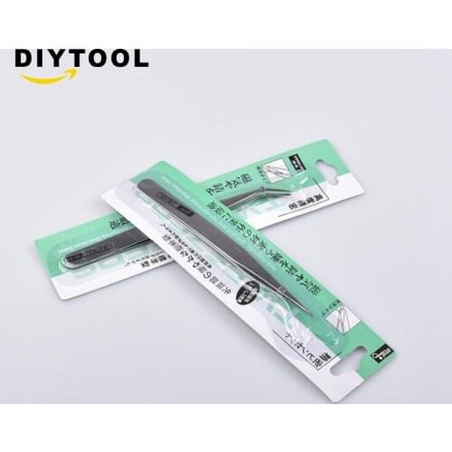 Tweezers stainless steel diy tools mobile phone repair micro landscape landscaping masonry special fleshy tools