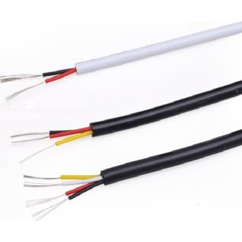 20AWG UL2464 Signal Wire 2 3 4 5 6 Core PVC Insulated Power Control Line Amplifier Audio Lamp Electric Copper Cable-3/5/10M