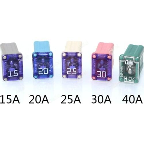 Micro M Rectangle Fuse Mini Size PEC Automotive Car Fuse 15A 20A 25A 30A 40A For Ford Levin Toyota HYUNDAI LINCOLN