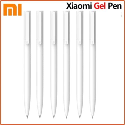 Original Xiaomi Mijia Gel Pen 9.5mm School writing pen Smooth Switzerland Japan Blue/Black Ink Refill Durable Ballpoint pen