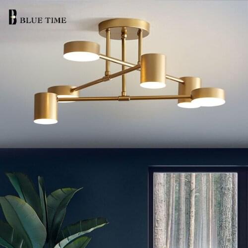 Modern Led Home Lights Chandelier For Living room Dining room Bedroom Kitchen Lights Ceiling Mount Chandelier Lighting Aluminum
